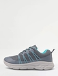 Trueflex Wide EE Fit Mesh Lace Up Trainer - Charcoal