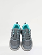 Trueflex Wide EE Fit Mesh Lace Up Trainer - Charcoal