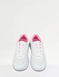 Trueflex Wide EE Fit Mesh Lace Up Trainer - White And Pink