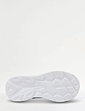 Truflex Wide EE Fit Mesh Lace Up Trainer - White & Pink