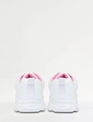 Truflex Wide EE Fit Mesh Lace Up Trainer - White & Pink