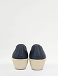 Wide EE Fit Two Tone Shoe - Navy