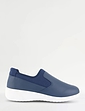 Trueflex Wide EE Fit Slip On Leisure Shoe - Navy