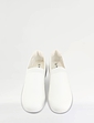 Trueflex Wide EE Fit Slip On Leisure Shoe - White