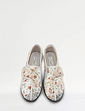 Dr Keller Floral Print Touch Fasten Slipper - Grey