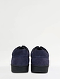 Wide EE Fit Suede Punchwork Lace Up Shoe - Navy