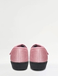 Dr Keller Embroidered Touch Fasten Slipper - Pink