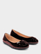 Dr Lightfoot Diamante Trim EE Fit Shoe - Burgundy