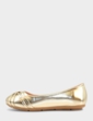 Dr Lightfoot Diamante Trim EE Fit Shoe - Gold