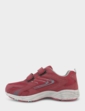 Touch and Close Wide EE Fit Trainer - Burgundy