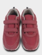 Touch and Close Wide EE Fit Trainer - Burgundy