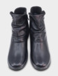 EE Fit Twin Zip Slouch Thermal Lined Leather Boot - Black