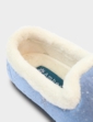 Fleece Lined Star Print Slipper - Blue