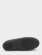 Fleece Lined Star Print Slipper - Burgundy