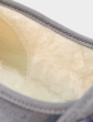 Dr Keller Embroidered Faux Fur Lined Slipper - Grey