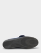 Dr Keller Embroidered Faux Fur Lined Slipper - Navy