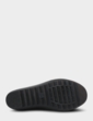 Dr Lightfoot Slip On Quilted Top EE Fit Shoe - Black