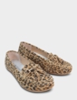 Leopard Leather Loafer - Leopard
