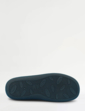 Elastic Gusset EEE Fit Slipper - Blue