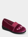 Elastic Gusset EEE Fit Slipper - Rose