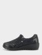 Dr Lightfoot Twin Zip EE Fit Shoe - Black