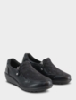 Dr Lightfoot Twin Zip EE Fit Shoe - Black