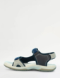 Wide Fit Touch Fasten Walking Sandal - Navy