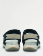 Wide Fit Touch Fasten Walking Sandal - Navy