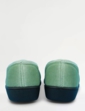 Dr Keller E Fit Embroidered Slipper - Soft Green