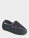 Dr Keller EE Fit Bow Trim Slipper - Grey