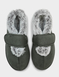 Touch Fasten EE Fit Mock Suede Bootee Slipper - Grey