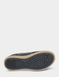 Leather EE Fit Side Zip and Lace Up Trainer - Black