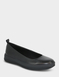 Leather EE Fit Ballet Pump - Black