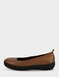 Leather EE Fit Ballet Pump - Tan