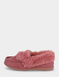 Dr Keller E Fit Faux Suede Moccasin Slipper - Dusky Pink