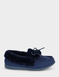 Dr Keller E Fit Faux Suede Moccasin Slipper - Navy