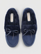 Dr Keller E Fit Faux Suede Moccasin Slipper - Navy