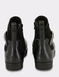EE Fit Leather Buckle Trim Boot - Black