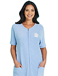 Terry Towelling Dressing Gown - Blue