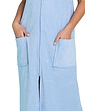 Terry Towelling Dressing Gown - Blue
