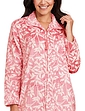 Supersoft Printed Zip Dressing Gown - Pink