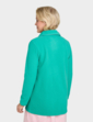 Button Through Embroidered Bed Jacket - Green