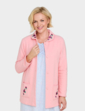 Button Through Embroidered Bed Jacket - Pink