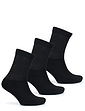 Ladies 6 Pack Diabetic Socks - Black