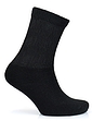 Ladies 6 Pack Diabetic Socks - Black