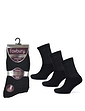 Ladies 6 Pack Diabetic Socks - Black