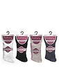 Ladies 6 Pack Soft Top Socks - Assorted