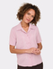 Short Sleeve Embroidered Blouse - Dusky Rose