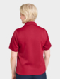 Short Sleeve Embroidered Blouse - Wine