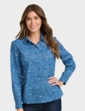 Long Sleeve Cotton Shirt - Blue Print